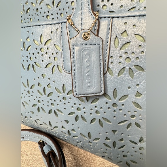 Coach Taylor Eyelet Satchel - Picture 8 of 10